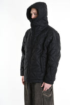 3P M1182 DOWN JACKET in Matte Nylon, 150g. Black. TEPHRA