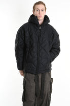 3P M1182 DOWN JACKET in Matte Nylon, 150g. Black. TEPHRA