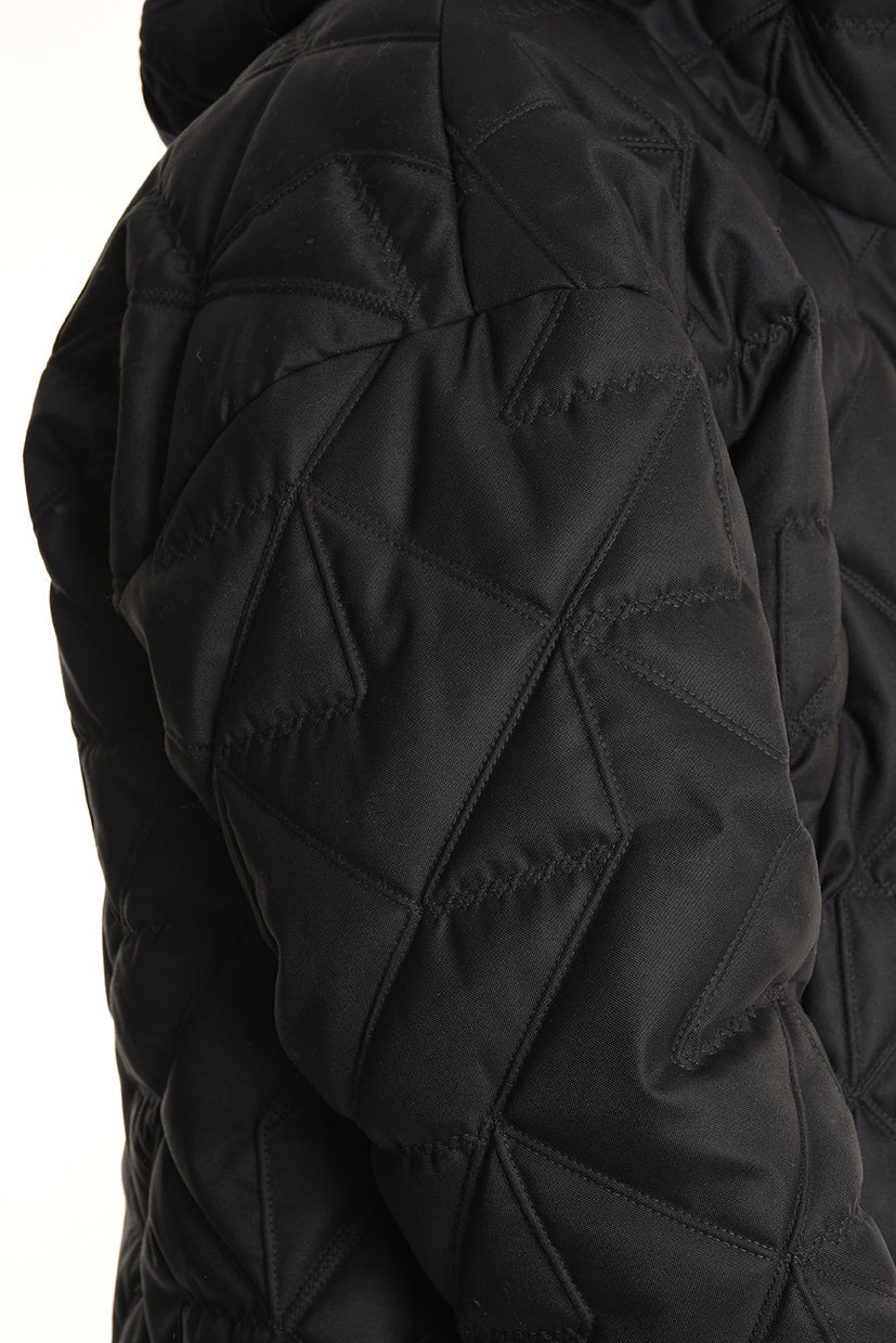 3P M1182 DOWN JACKET in Matte Nylon, 150g. Black. TEPHRA