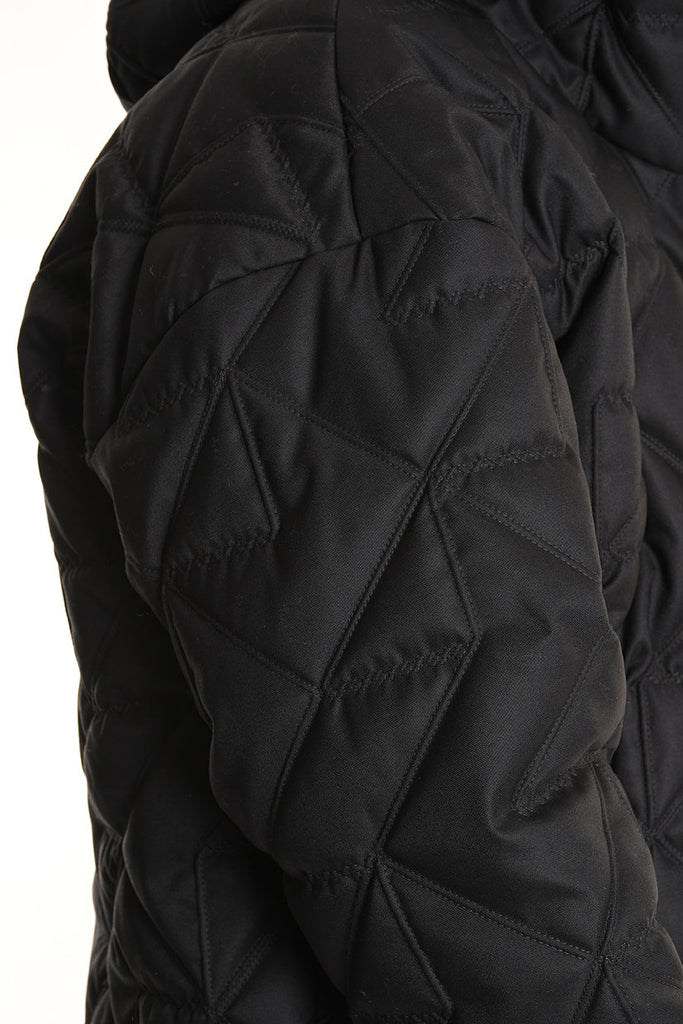 3P M1182 DOWN JACKET in Matte Nylon, 150g. Black. TEPHRA
