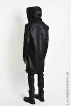 3P M1351 COAT Faux Sheepskin Regular Black