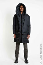 3P M1352 DOWN JACKET Comfort Nylon Black
