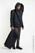 3P M1352 DOWN JACKET Comfort Nylon Black