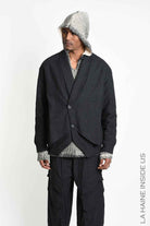 3P M1365 SPORT JACKET Comfort Textured Cotton Padded Grey