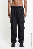 3P M1366 TROUSERS Comfort in Textured Cotton Grey