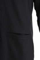 3R M1142 SHIRT Regular Fluid & Gauze Viscose Black LA HAINE INSIDE US