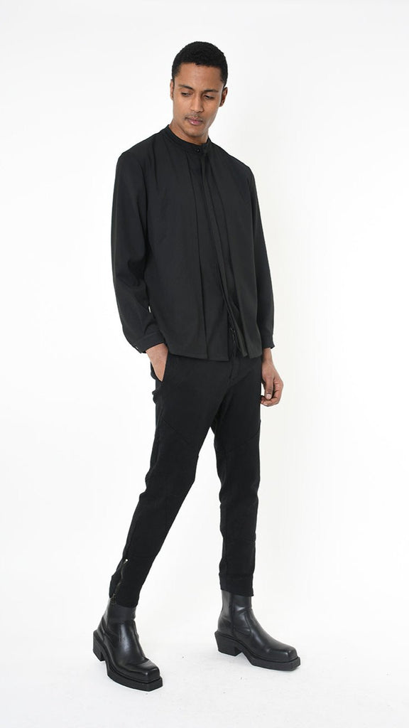 A33R LM22525 SHIRT Regular Fluido Stretch Black 168.00 Cardigan LA HAINE INSIDE US TEPHRA