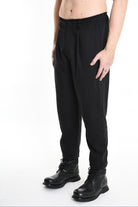 3R M1138 TROUSER Regular Fluid Black LA HAINE INSIDE US