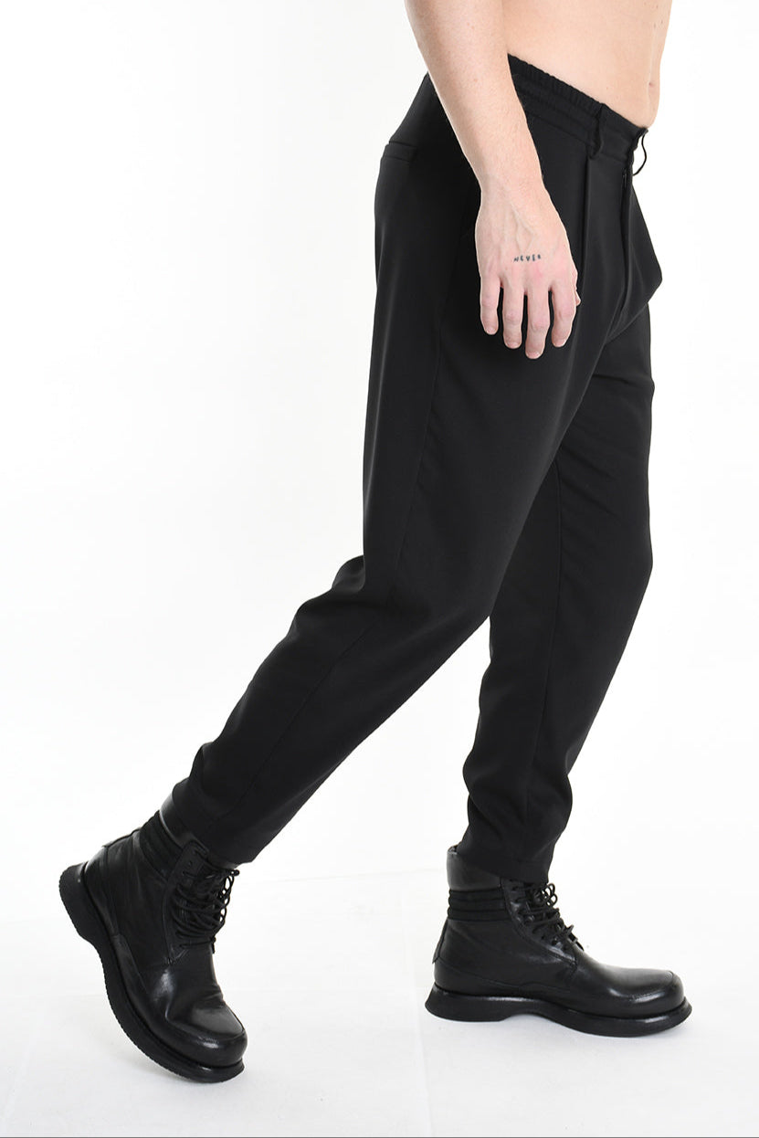 3R M1138 TROUSER Regular Fluid Black LA HAINE INSIDE US