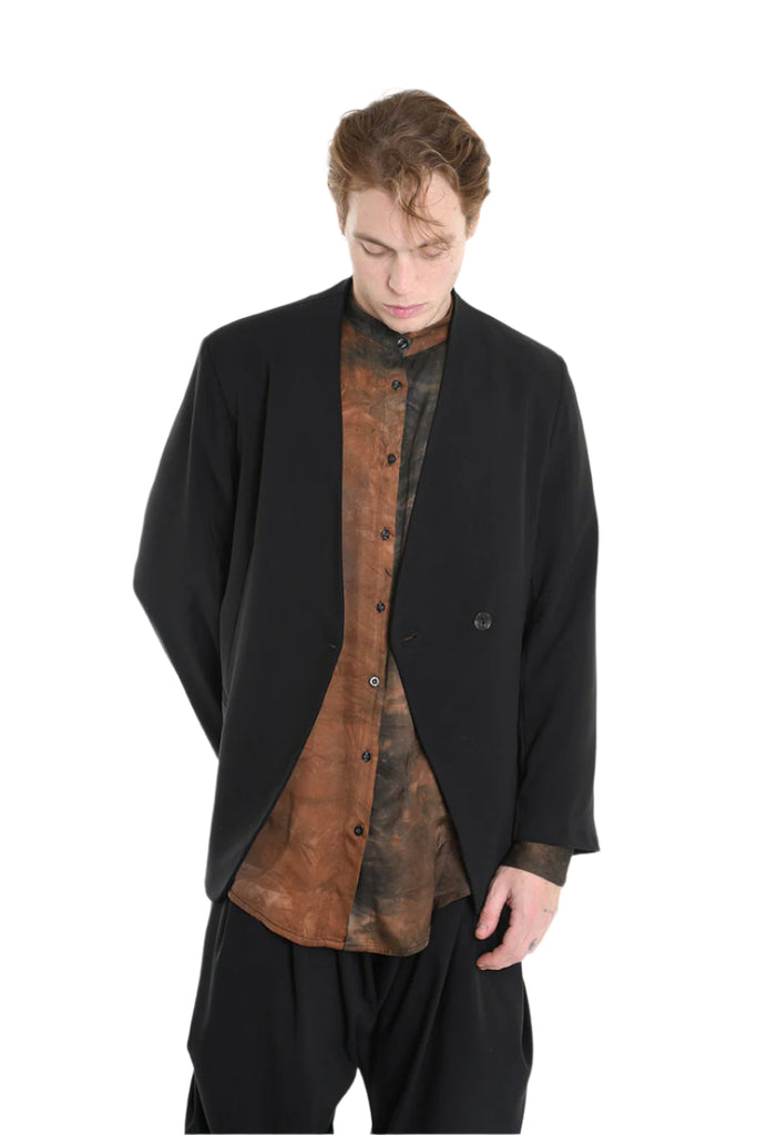 3R M1140 JACKET Comfort Fit in Fluid Fabric, Black. LA HAINE INSIDE US