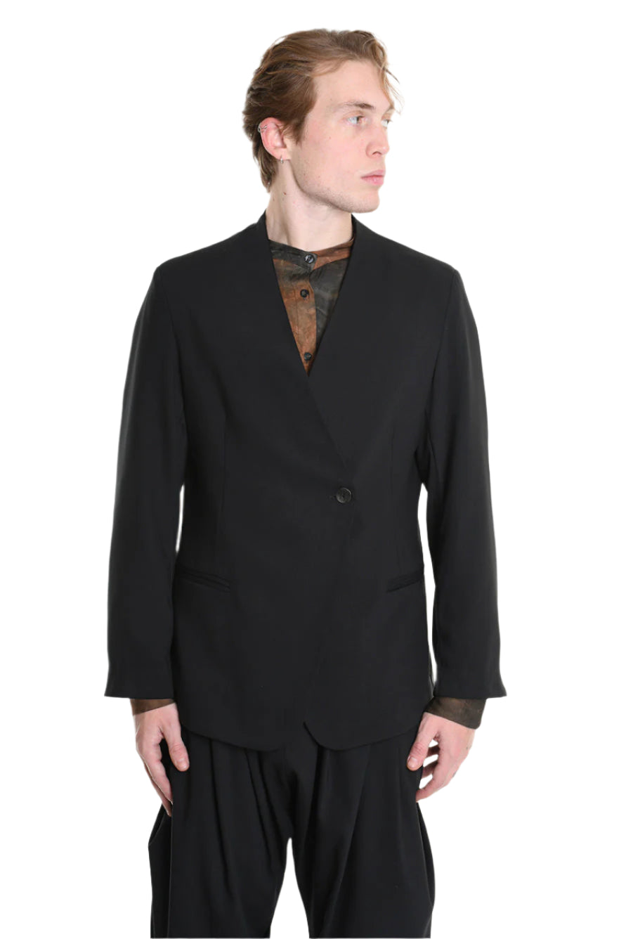 3R M1140 JACKET Comfort Fit in Fluid Fabric, Black. LA HAINE INSIDE US