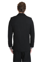 3R M1146 JACKET Regular Fit in Wool-Hemp Blend, Black. LA HAINE INSIDE US