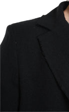 3R M1146 JACKET Regular Fit in Wool-Hemp Blend, Black. LA HAINE INSIDE US