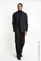 3R M1303 JACKET Regular Lyocell Black