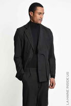 3R M1303 JACKET Regular Lyocell Black