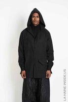 3R M1305 CARDIGAN/Shirt Comfort Lyocell Black
