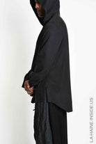3R M1305 CARDIGAN/Shirt Comfort Lyocell Black