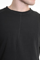 3V LM071 T-SHIRT Regular Cotton Dyed Cold Grey LA HAINE INSIDE US