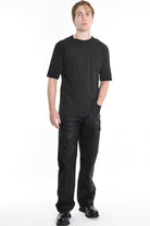 3V LM071 T-SHIRT Regular Cotton Dyed Cold Grey LA HAINE INSIDE US