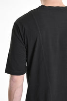 3V LM071 T-SHIRT Regular Cotton Dyed Cold Grey LA HAINE INSIDE US