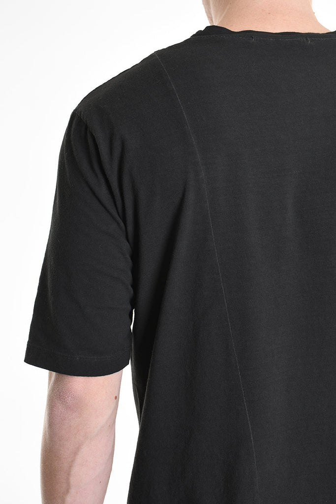 3V LM071 T-SHIRT Regular Cotton Dyed Cold Grey LA HAINE INSIDE US