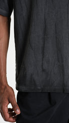 A33V M106425 T-SHIRT Over Jersey Cotton Dyed Cold Degrade Black/Grey