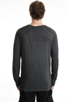 3V M1184 SWEATER Regular Lyocell Dyed Cold Black LA HAINE INSIDE US