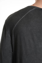 3V M1184 SWEATER Regular Lyocell Dyed Cold Black LA HAINE INSIDE US