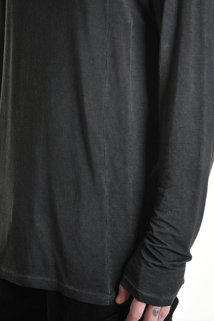 3V M1184 SWEATER Regular Lyocell Dyed Cold Black LA HAINE INSIDE US