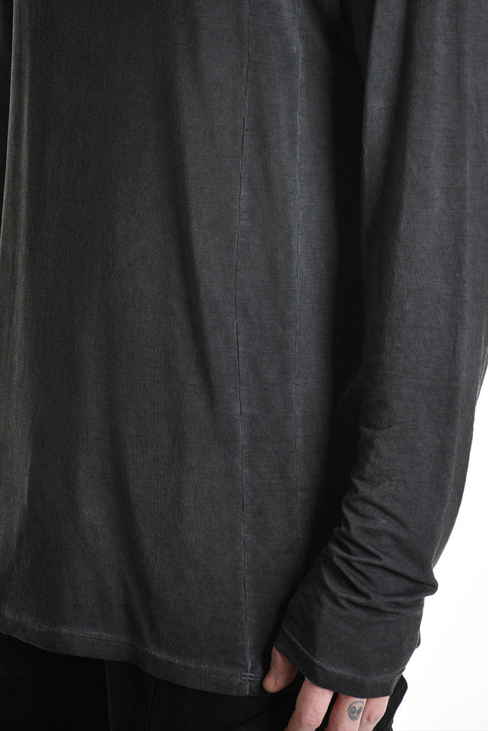 3V M1184 SWEATER Regular Lyocell Dyed Cold Black LA HAINE INSIDE US