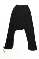3V M1189 TROUSER Over Jersey Micro Breakages UNISEX U Black LA HAINE INSIDE US