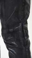 A33X LM21925 JEANS Comfort Cotone Stretch Laminato Nero