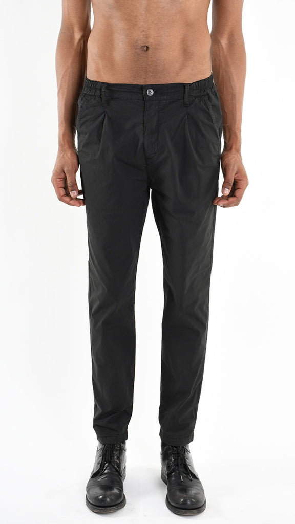 A33X M100025 TROUSER Regular Cotton Stretch Black.