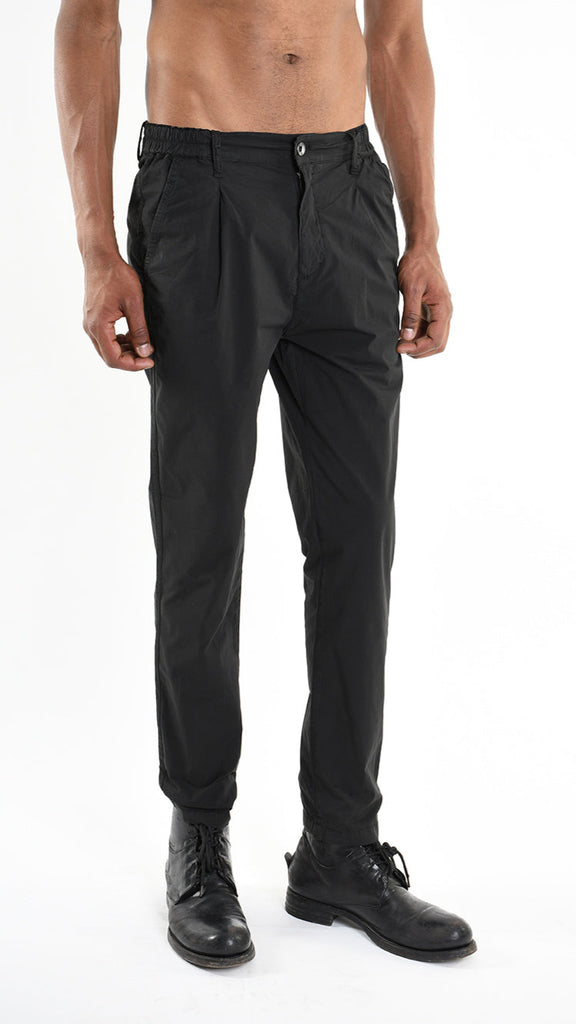 A33X M100025 TROUSER Regular Cotton Stretch Black.