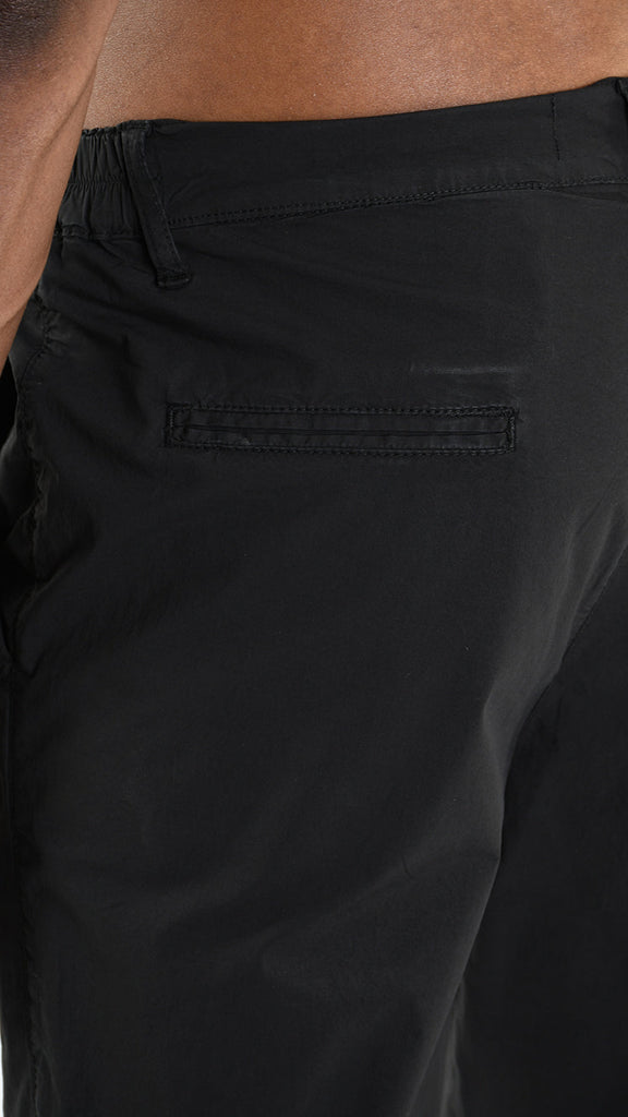 A33X M100025 TROUSER Regular Cotton Stretch Black.