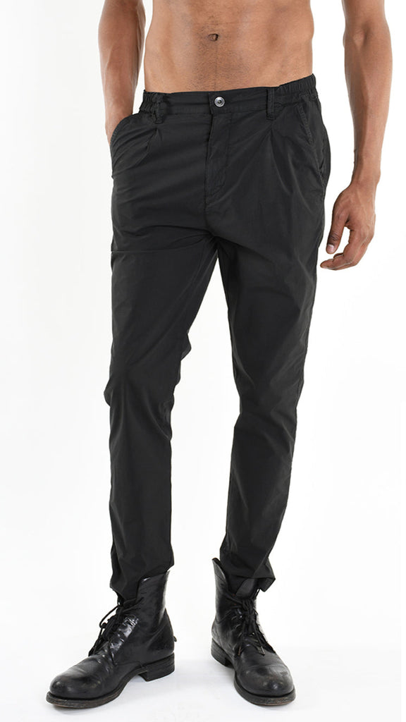 A33X M100025 TROUSER Regular Cotton Stretch Black.