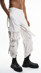 A33Z M100625 TROUSER Cargo Cotton Stretch Ecru