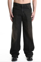 3Z M1105 JEANS Over Long Sprayed & Sanded Ruggine MAN LA HAINE INSIDE US