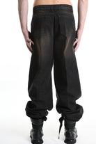 3Z M1105 JEANS Over Long Sprayed & Sanded Ruggine MAN LA HAINE INSIDE US