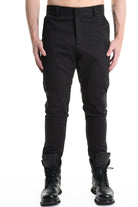 3Z M1109 TROUSER Skinny Cotton Stretch Black MAN LA HAINE INSIDE US