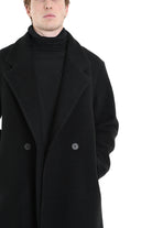 3P M1178 COAT Regular Woven Cloth Fabric Black LA HAINE INSIDE US