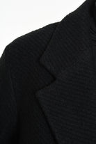 3P M1178 COAT Regular Woven Cloth Fabric Black LA HAINE INSIDE US