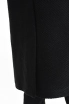 3P M1178 COAT Regular Woven Cloth Fabric Black LA HAINE INSIDE US