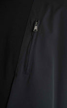 LA HAINE INSIDE US M1214 T-Shirt - Black Oversized Cotton Stretch Nylon Panel Italian Men's