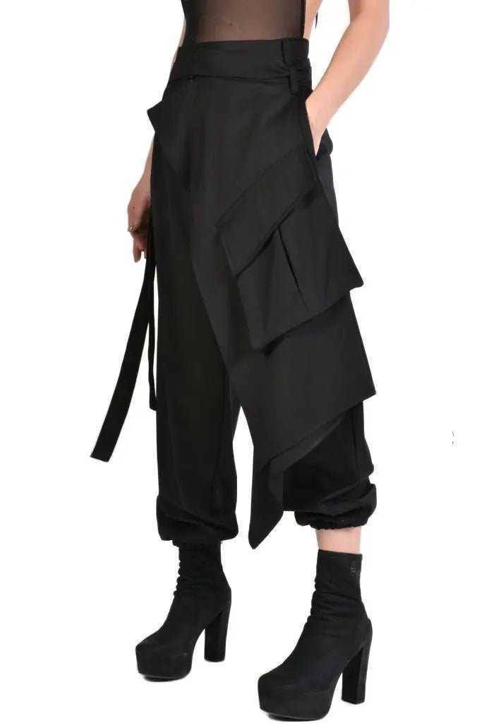 4B AGADA22 BLACK pants