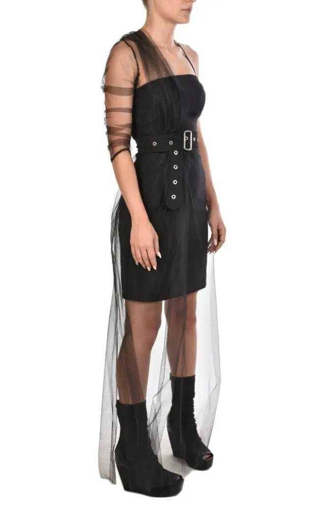 4B COCHIN22 Black cocktail dress