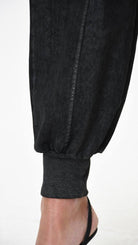 A34B LW88025 TROUSER Over Gabardine Cotton Coated UNISEX D Black