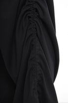 4B W5177 TROUSER Wide Fit Punto Milano Black WOMAN LA HAINE INSIDE US