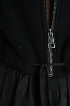 4B W5188 BOMBER Over Boiled Wool & Doubled Nylon Black LA HAINE INSIDE US