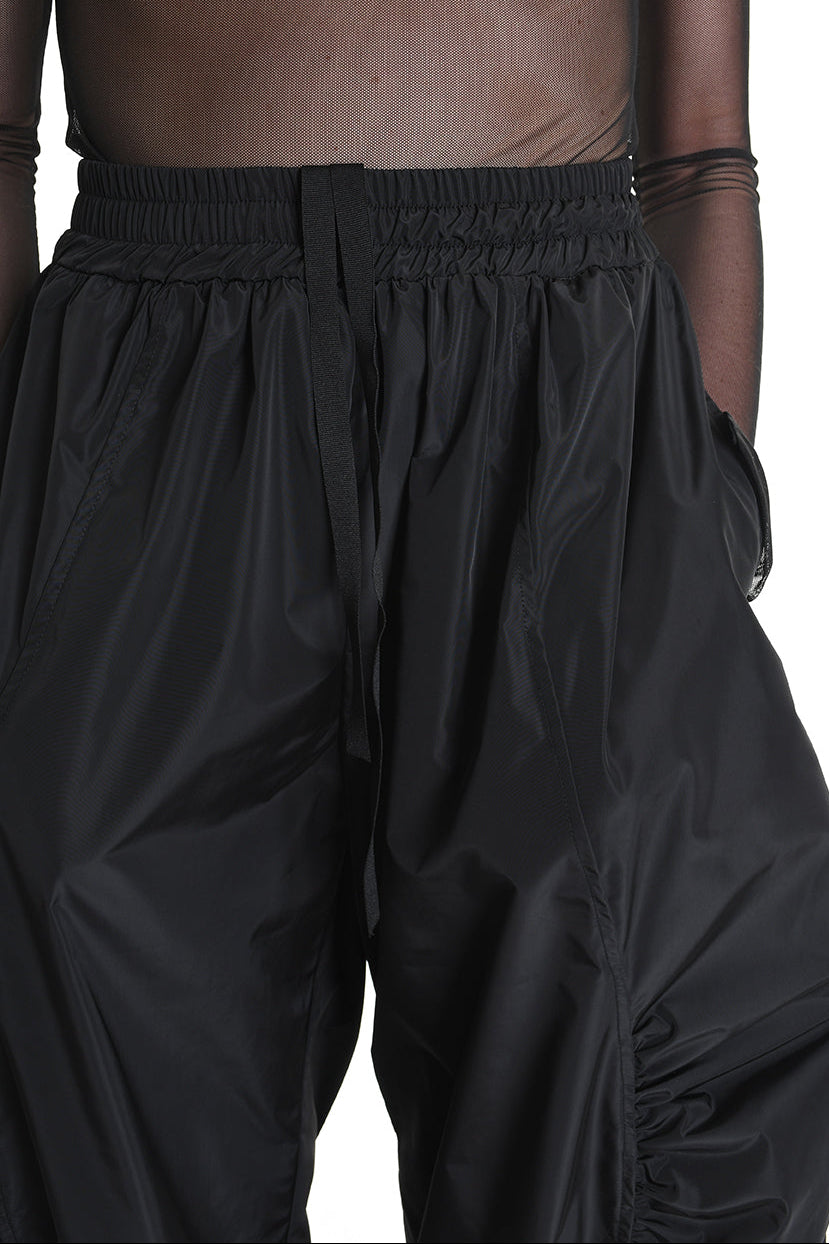 4B W5189 TROUSER Over Nylon Black WOMAN LA HAINE INSIDE US